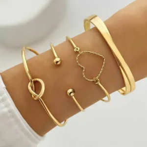 مجموعة من 4 قطع من المجوهرات النسائية - 4pcs/Set New Trendy Women Jewelry