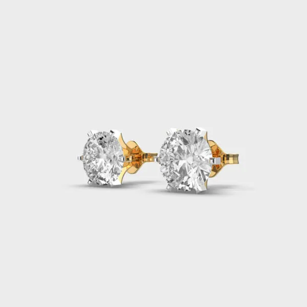 1 Carat Classic Solitaire Studs