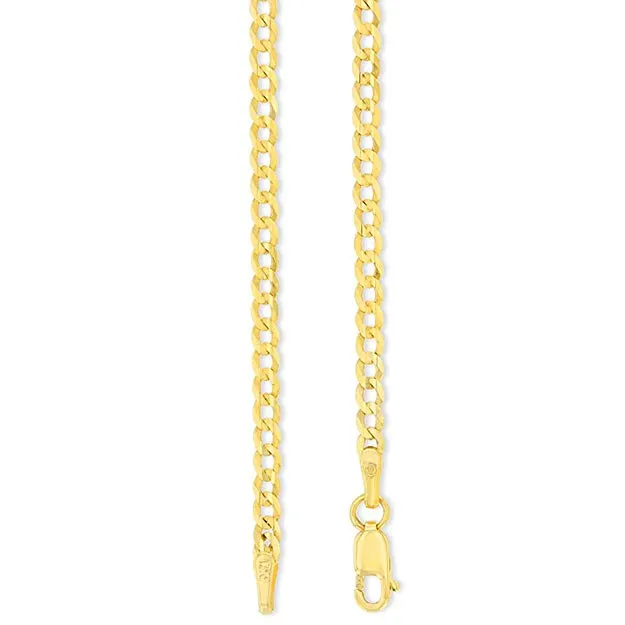 14k Yellow Gold Polished Two Tone Heart Shaped Lock and Love Key Pendant Cuban Necklace