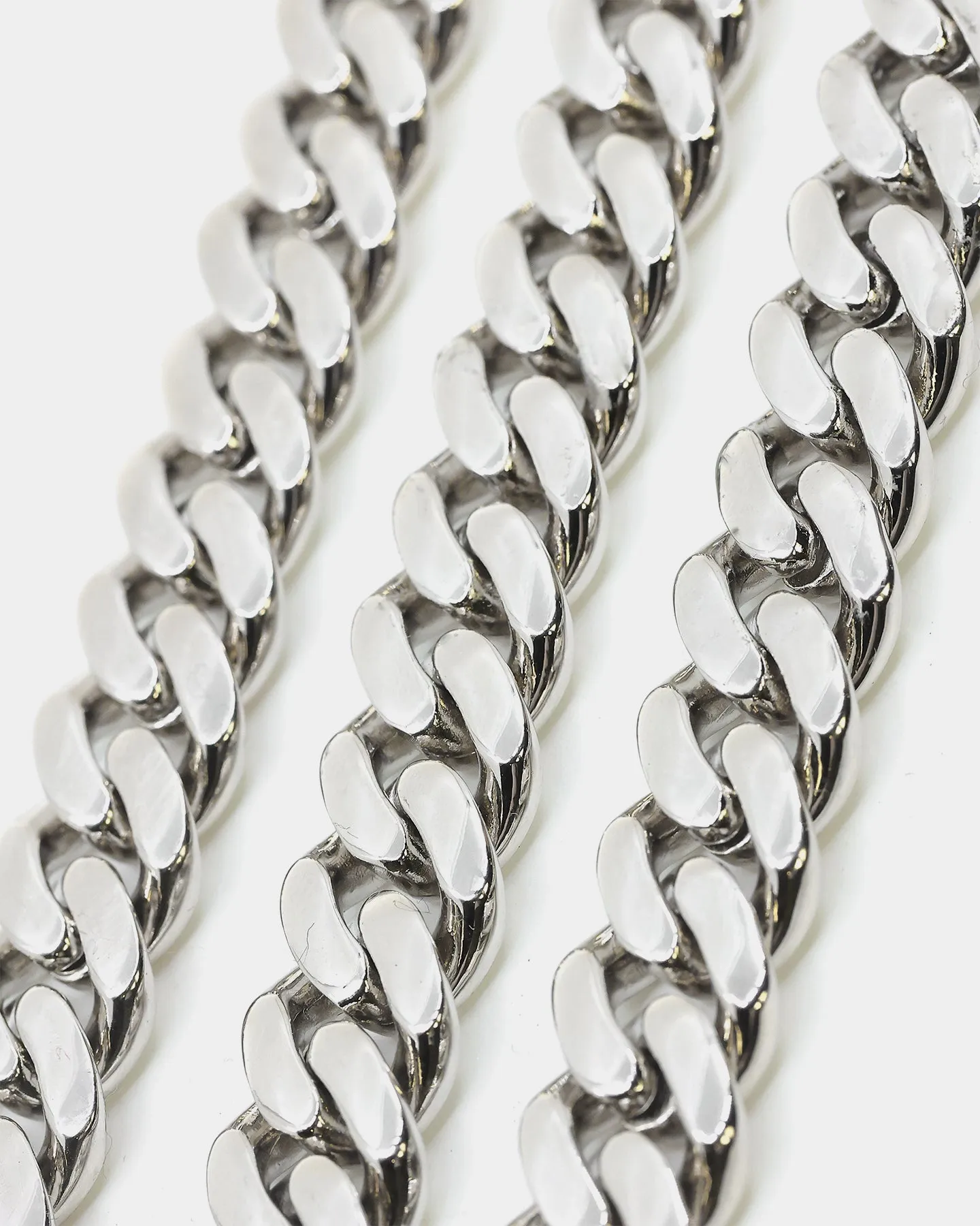 EN ES Glowed Up Miami 18" Choker Silver/Green