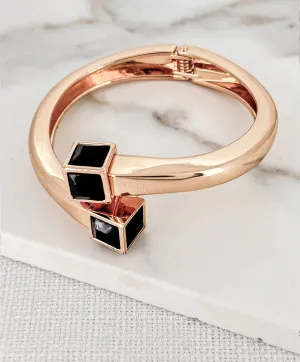 Envy Heavy Cube Dark Stone Bangle