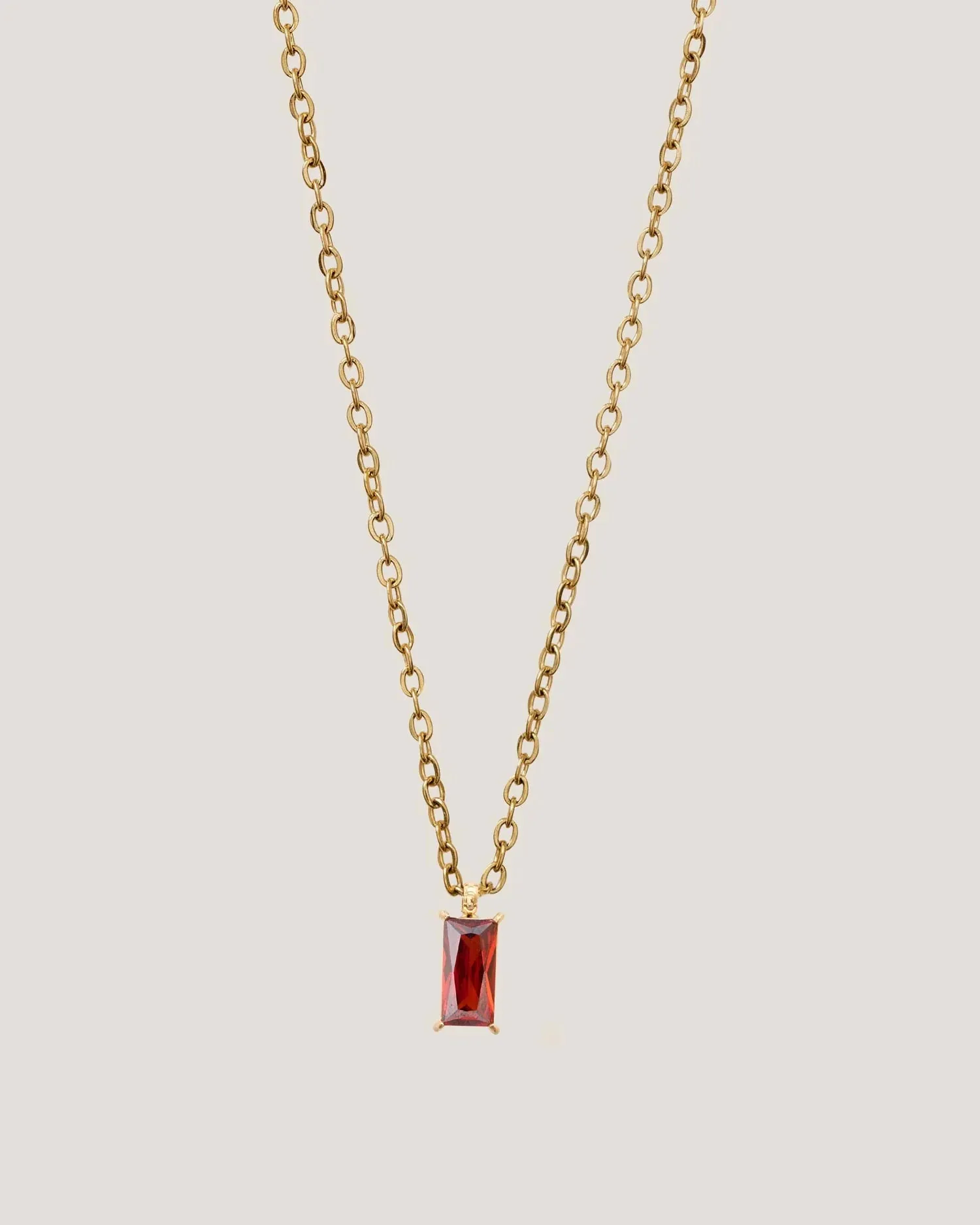 GUNG JEWELLERY Necklace : Verity Ruby Pendant