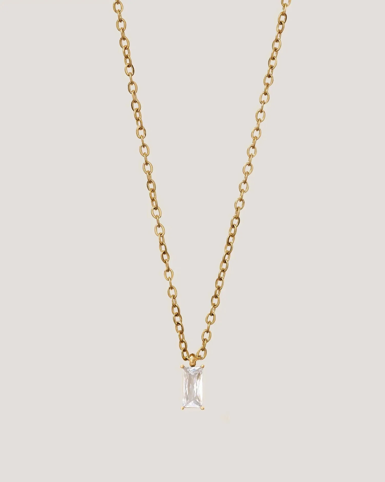 GUNG JEWELLERY Necklace : Verity White Pendant