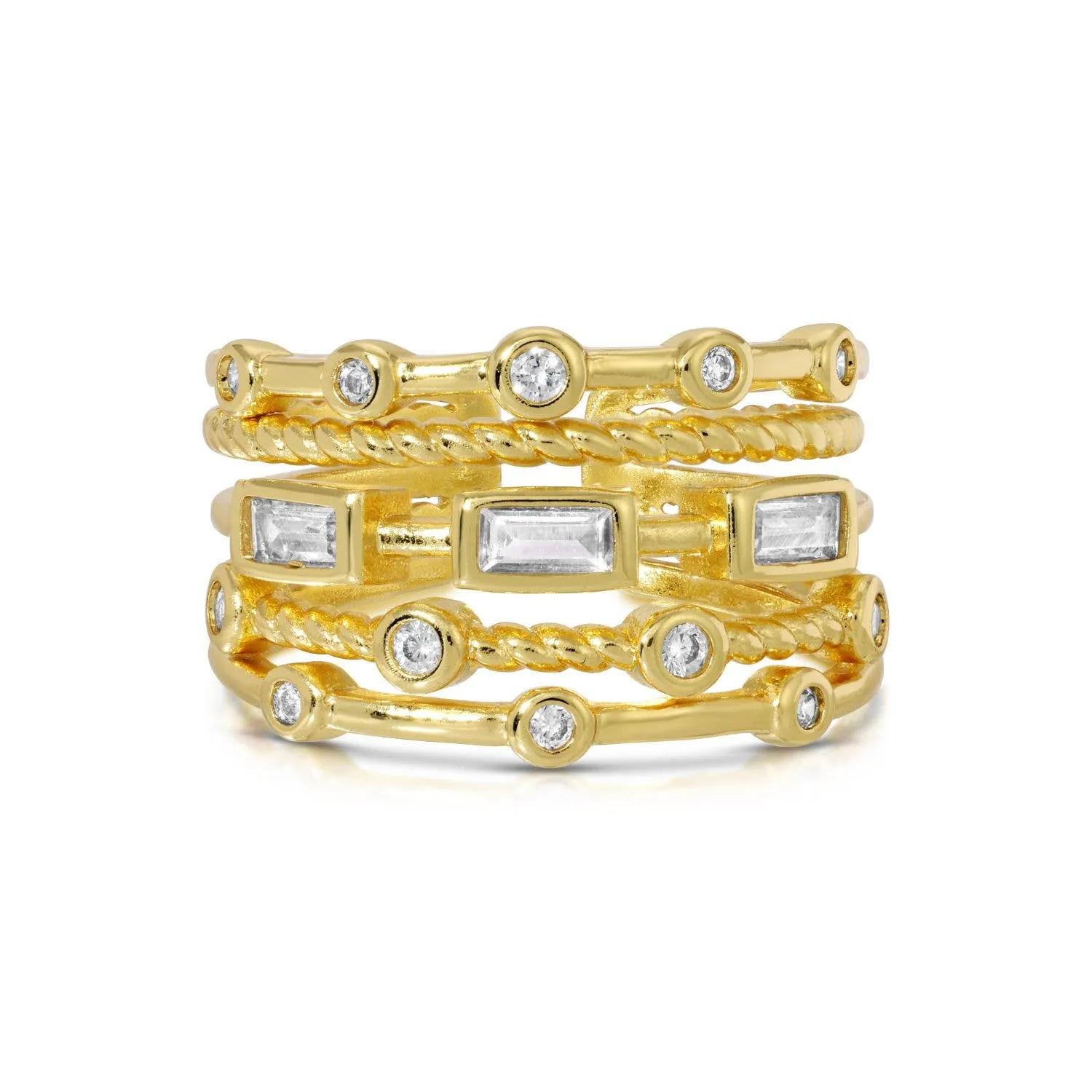 Layered Statement Ring