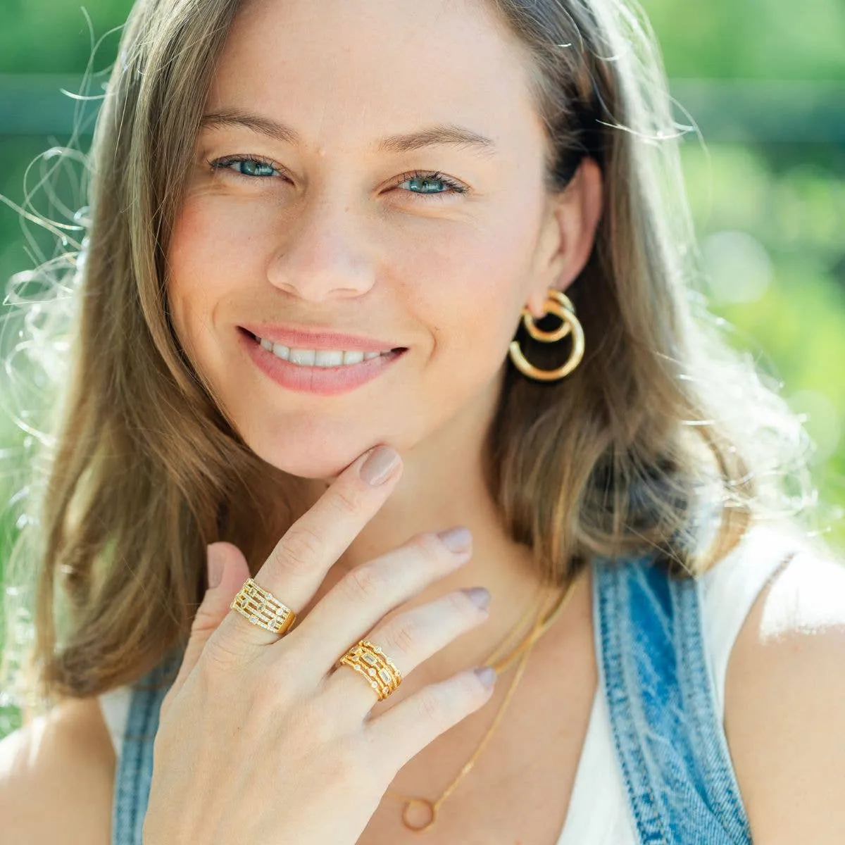 Layered Statement Ring