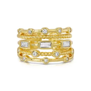 Layered Statement Ring