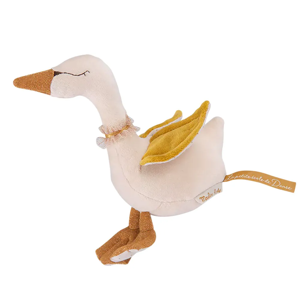 Moulin Roty La Petite cole De Danse The Swan Rattle Golden
