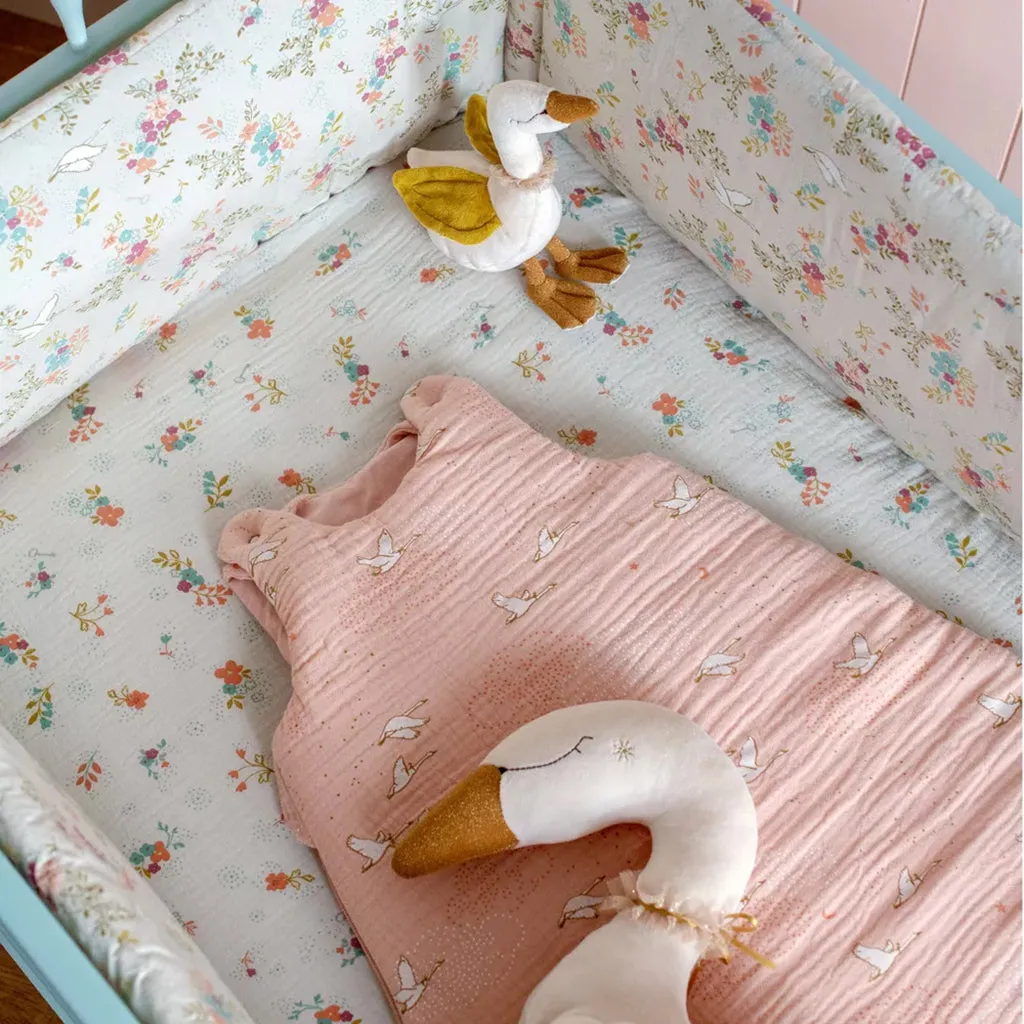 Moulin Roty La Petite cole De Danse The Swan Rattle Golden