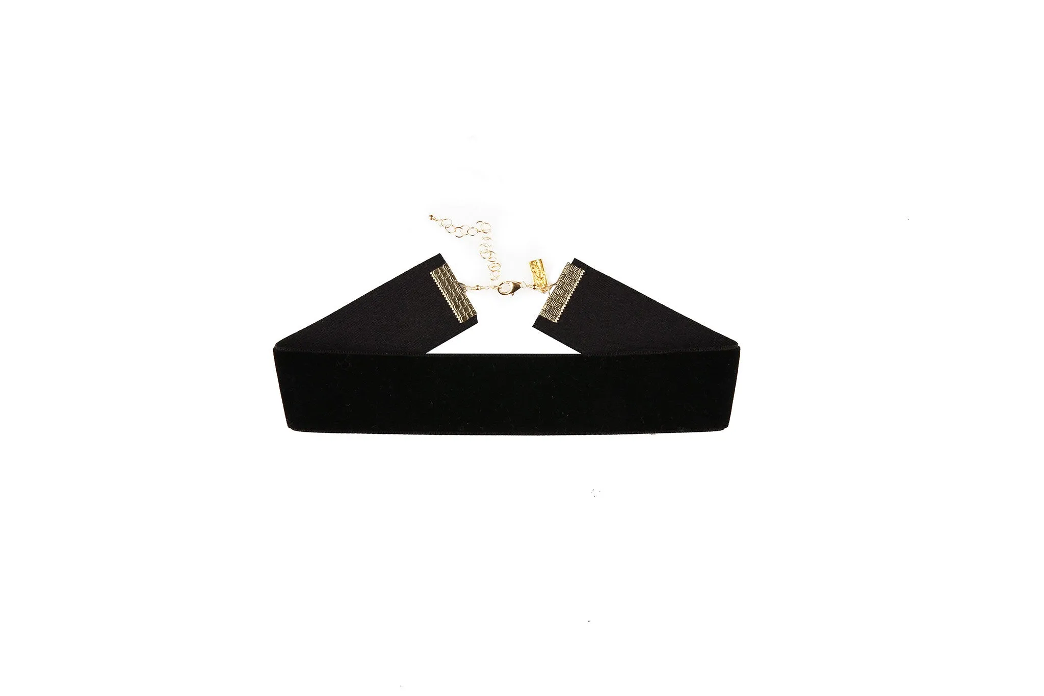 THICK VELVET CHOKER